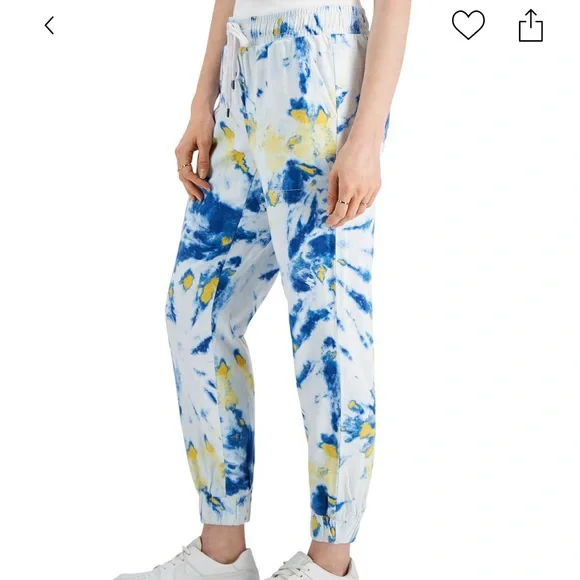 Style & Co Tie-Dyed Jogger Pants - Picture 3 of 6